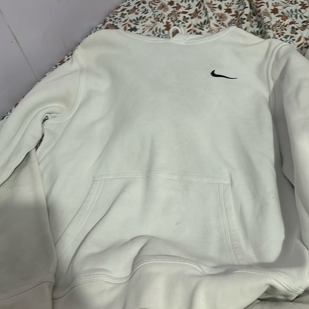 Nike hoodie white